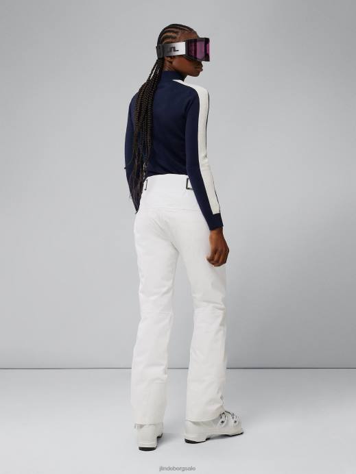 Women J.Lindeberg White Watson Pant Clothing 8R622765