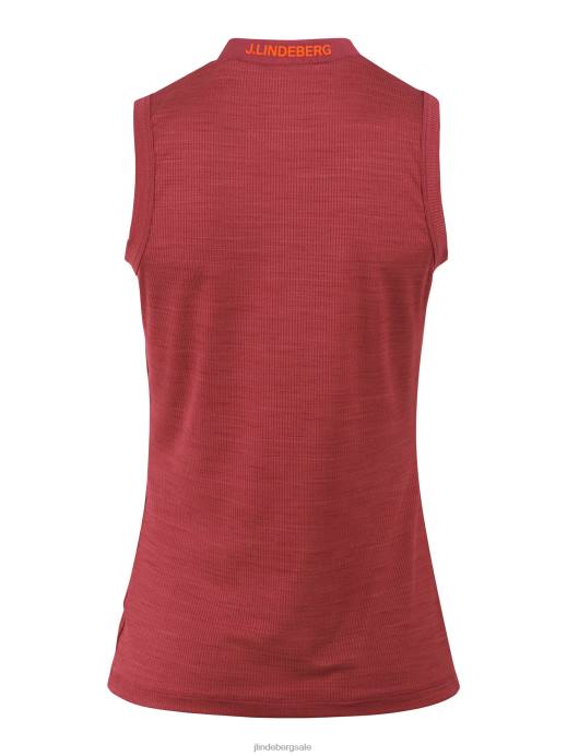Women J.Lindeberg Anemone Shani Sleeveless Golf Top Clothing 8R622612