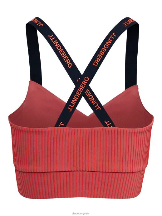 Women J.Lindeberg Faded Rose Mika Golf Top Clothing 8R622603