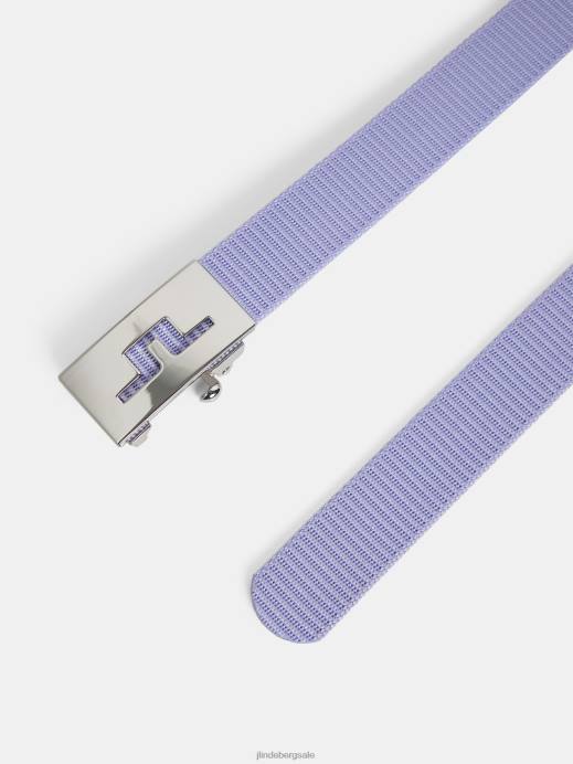 Women J.Lindeberg Sweet Lavender Reese Webbing Belt Accessory 8R621943