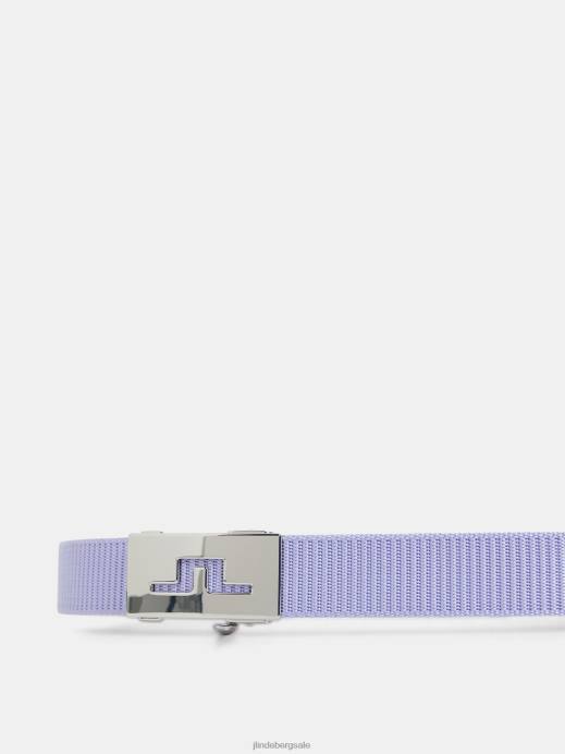 Women J.Lindeberg Sweet Lavender Reese Webbing Belt Accessory 8R621943