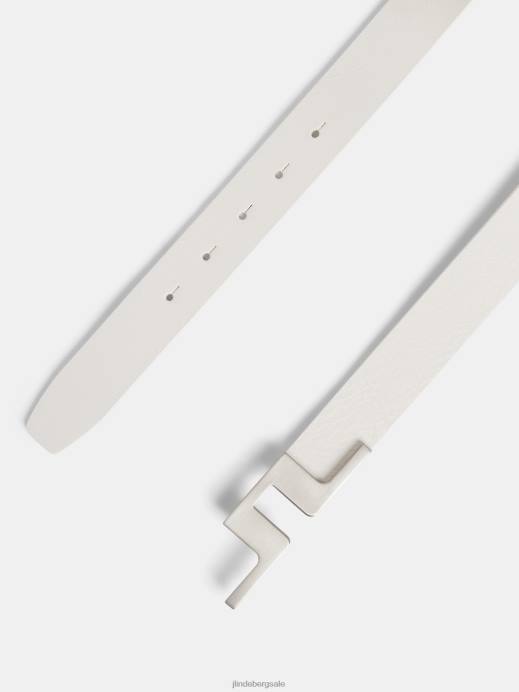 Women J.Lindeberg White Betsy Belt Accessory 8R621996