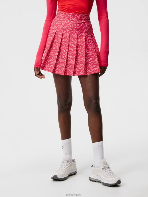 Women J.Lindeberg Azalea Bridge Swirl Adina Print Skirt Clothing 8R621675