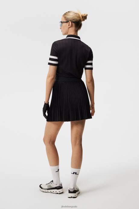 Women J.Lindeberg Black Binx Skirt Clothing 8R621625