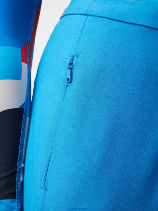 Women J.Lindeberg Brilliant Blue Cataleya Pleated Skirt Clothing 8R621664