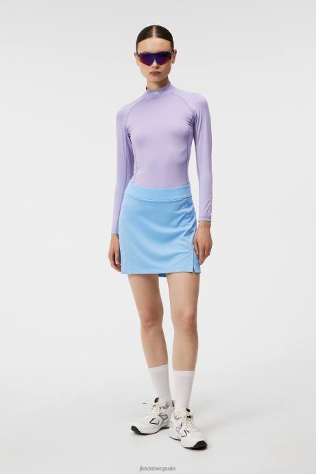 Women J.Lindeberg Little Boy Blue Amelie Mid-Length Skirt Clothing 8R621584