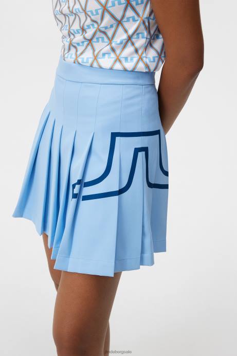 Women J.Lindeberg Little Boy Blue Naomi Skirt Clothing 8R621575