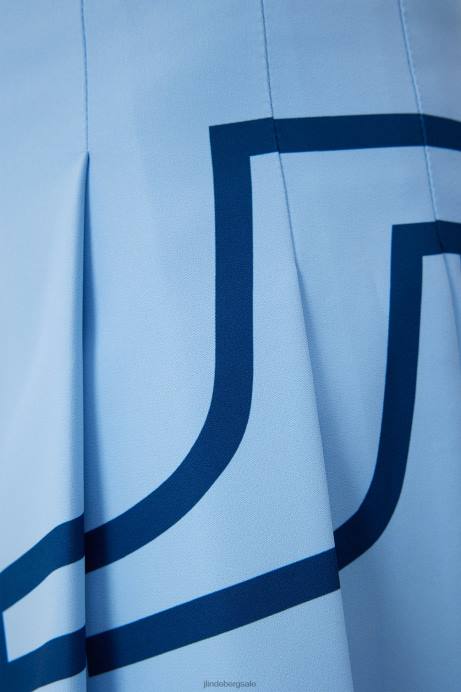 Women J.Lindeberg Little Boy Blue Naomi Skirt Clothing 8R621575