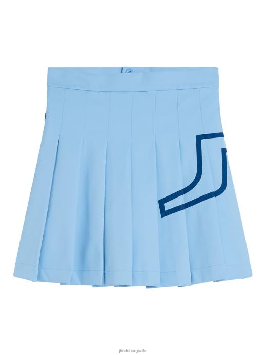 Women J.Lindeberg Little Boy Blue Naomi Skirt Clothing 8R621575