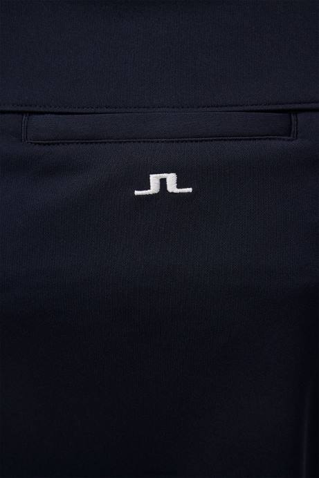 Women J.Lindeberg Navy Amelie Mid-Length Skirt Clothing 8R621588