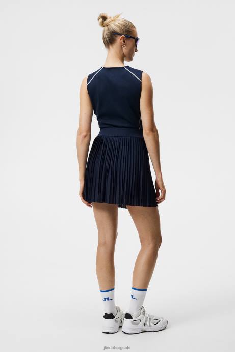 Women J.Lindeberg Navy Binx Skirt Clothing 8R621623