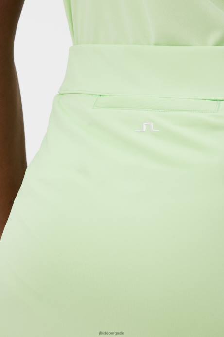 Women J.Lindeberg Patina Green Amelie Mid Skirt Clothing 8R621643