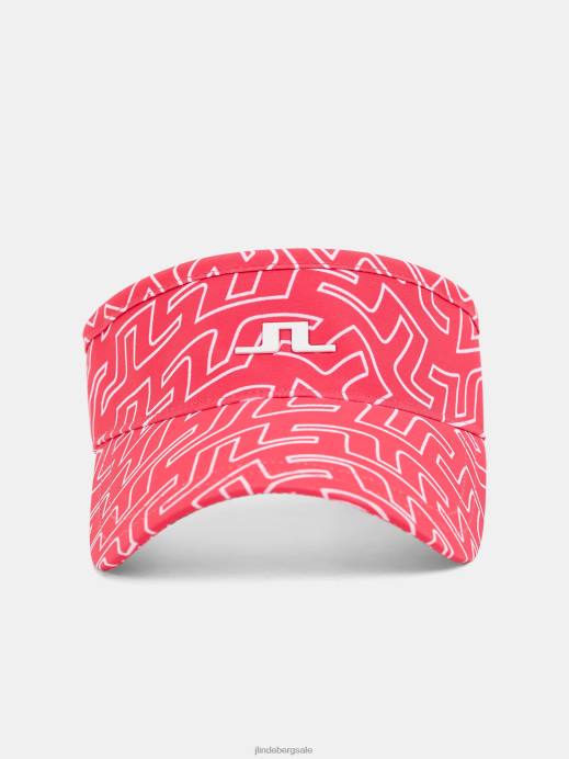 Women J.Lindeberg Azalea Bridge Swirl Bon Print Visor Accessory 8R622002