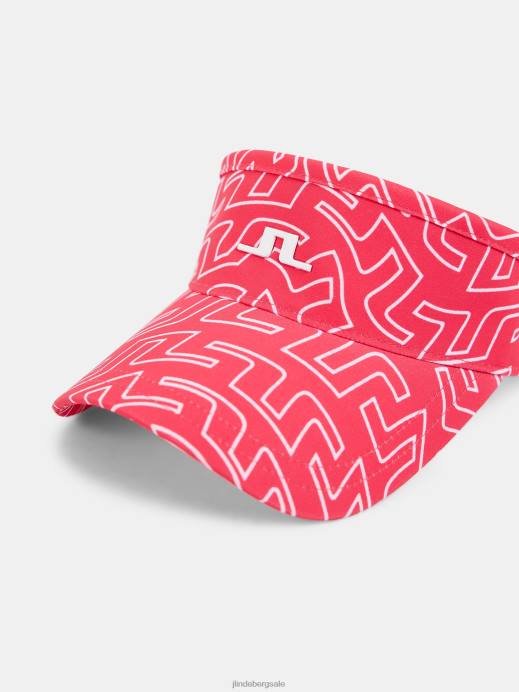 Women J.Lindeberg Azalea Bridge Swirl Bon Print Visor Accessory 8R622002