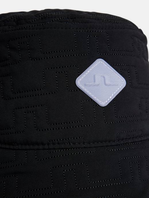 Women J.Lindeberg Black Carrie Bucket Hat Accessory 8R621946