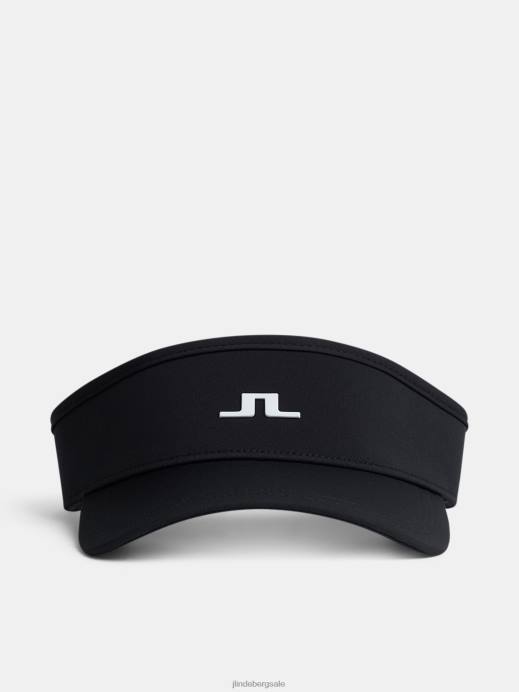 Women J.Lindeberg Black Yada Visor Accessory 8R621969