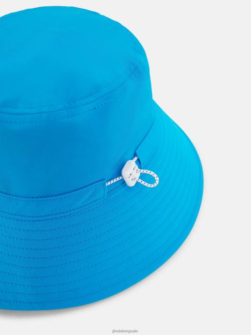 Women J.Lindeberg Brilliant Blue Siri Bucket Hat Accessory 8R622012