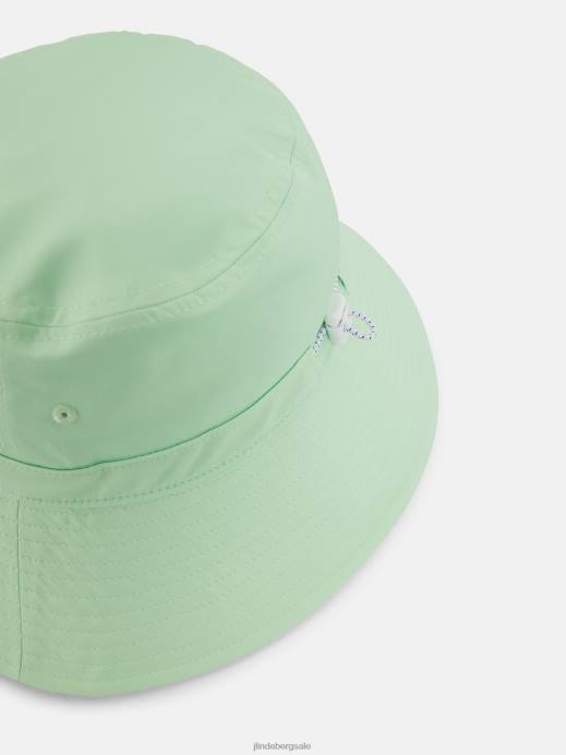 Women J.Lindeberg Patina Green Siri Bucket Hat Accessory 8R622015