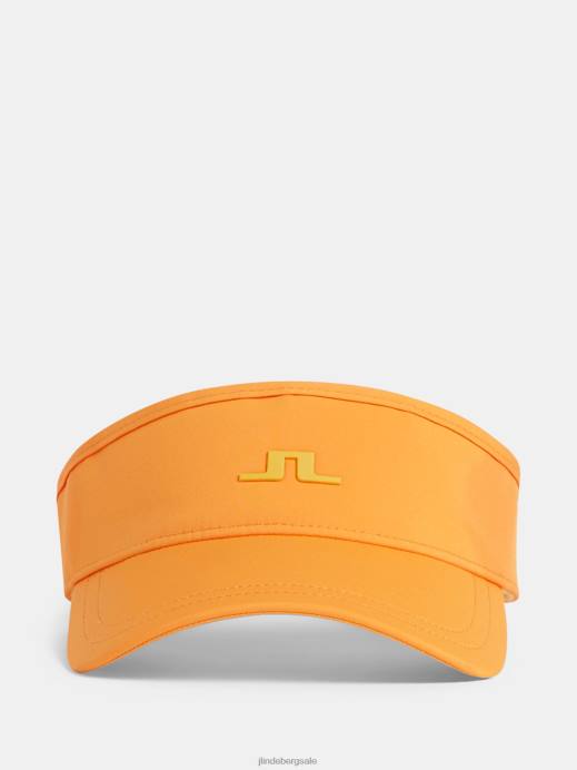 Women J.Lindeberg Russet Orange Yada Visor Accessory 8R622018