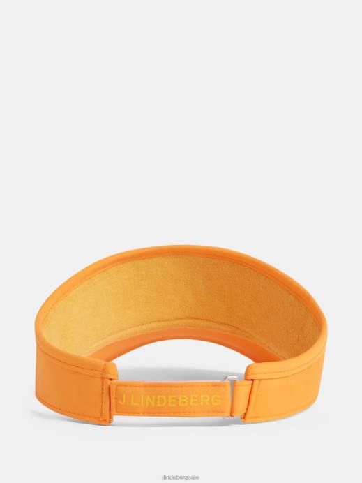 Women J.Lindeberg Russet Orange Yada Visor Accessory 8R622018