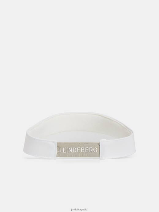 Women J.Lindeberg White Vera Big Visor Accessory 8R621990