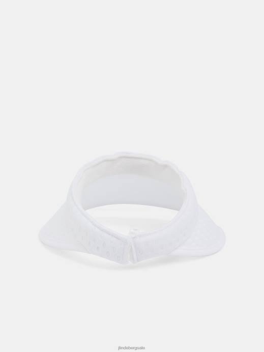 Women J.Lindeberg White Zenna Diadem Visor Accessory 8R621986