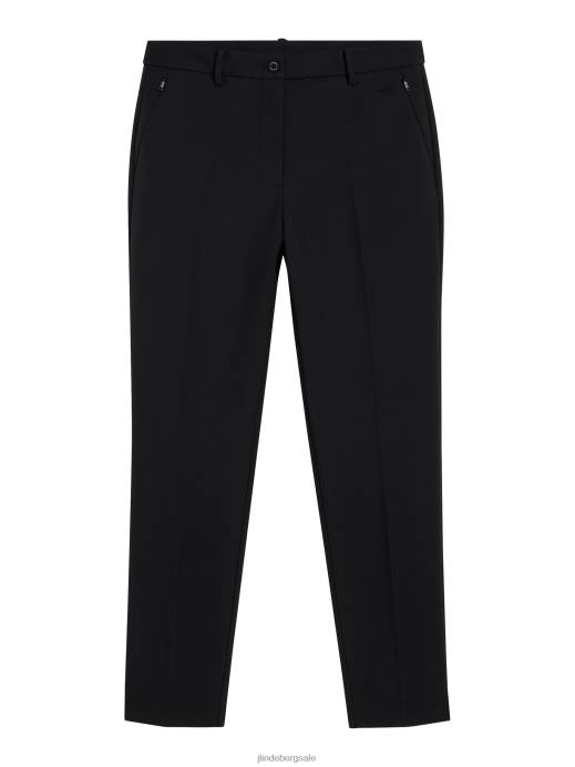 Women J.Lindeberg Black Lei Bonded Fleece Pant Clothing 8R621701