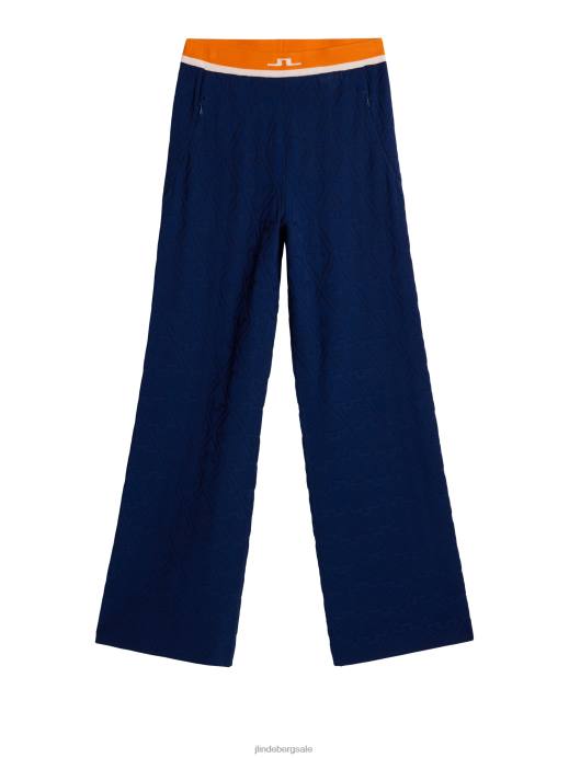Women J.Lindeberg Estate Blue Wanda Knitted Pant Clothing 8R621696
