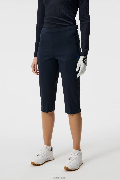 Women J.Lindeberg Navy Dilara Capri Pant Clothing 8R621738