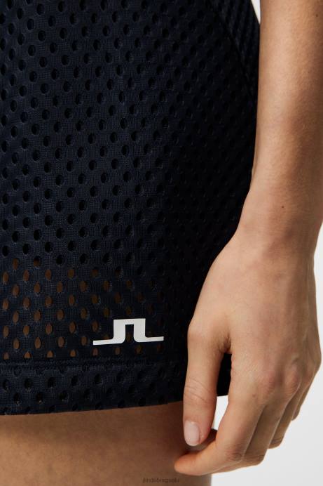 Women J.Lindeberg Navy Misha Mesh Shorts Clothing 8R621728