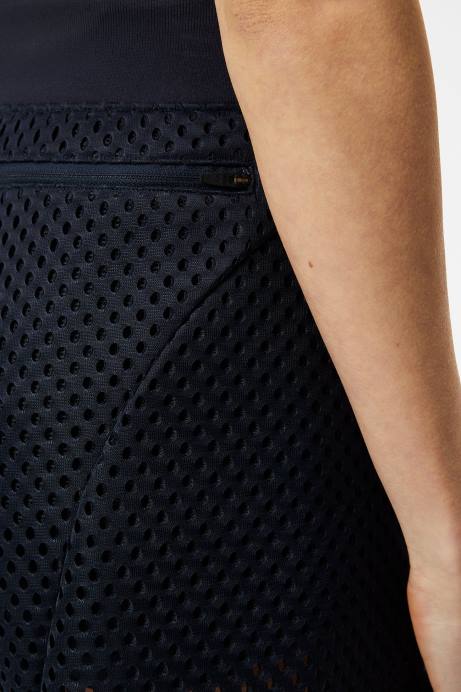 Women J.Lindeberg Navy Misha Mesh Shorts Clothing 8R621728