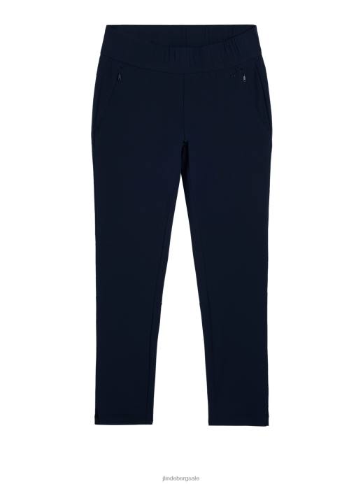 Women J.Lindeberg Navy Nea Pull On Golf Pant Clothing 8R621751