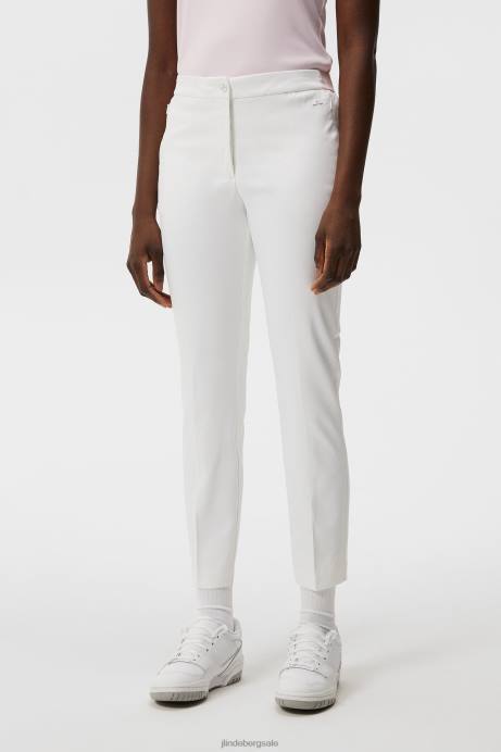 Women J.Lindeberg White Elle Pant Clothing 8R621715