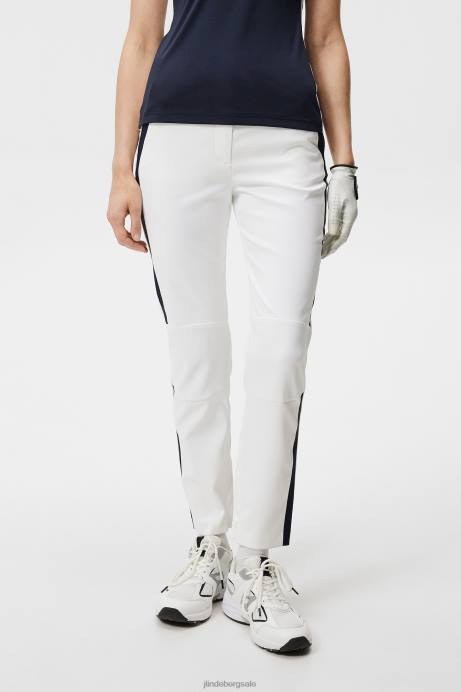Women J.Lindeberg White Livia Pant Clothing 8R621731