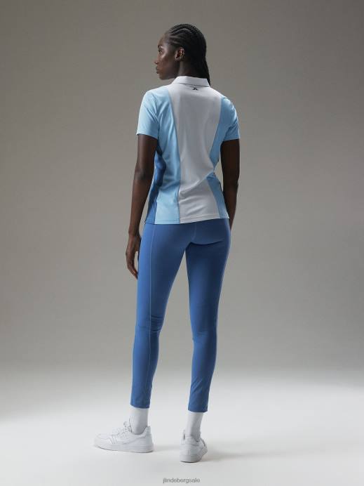 Women J.Lindeberg Airy Blue Evelina Polo Clothing 8R621544