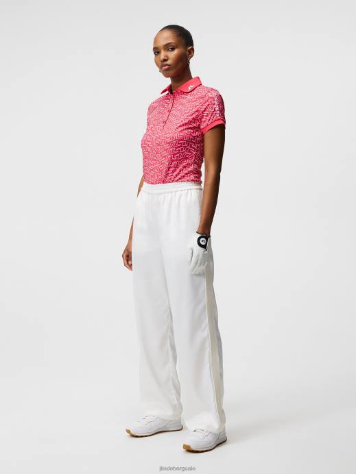 Women J.Lindeberg Azalea Bridge Swirl Tour Tech Print Polo Clothing 8R621459