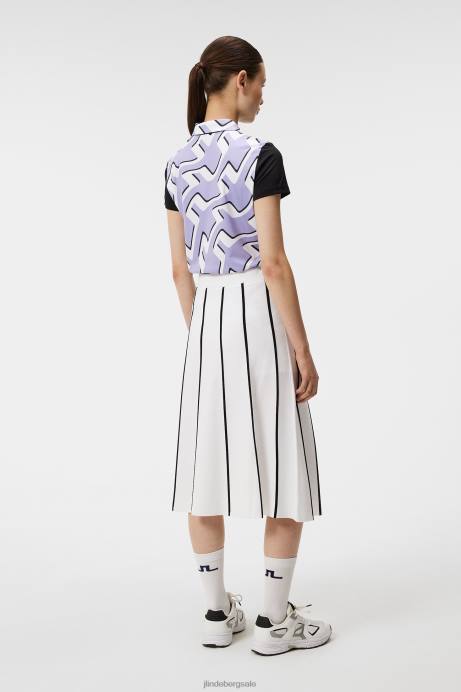 Women J.Lindeberg Bridge Wave Sweet Lavender Kristine Polo Clothing 8R621333