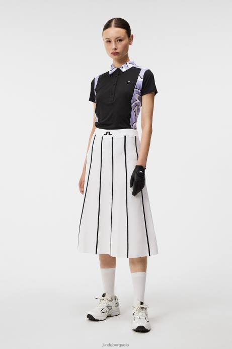 Women J.Lindeberg Bridge Wave Sweet Lavender Kristine Polo Clothing 8R621333