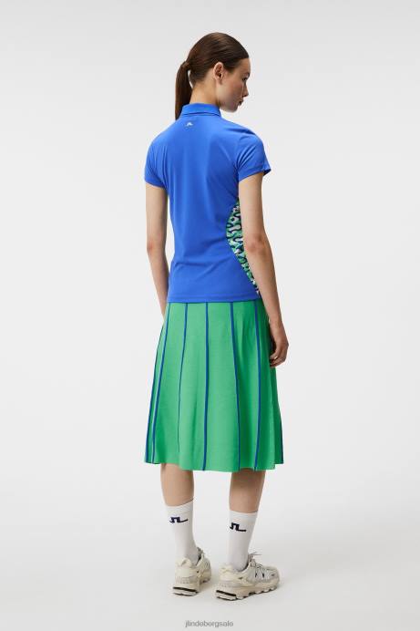 Women J.Lindeberg Caldera Jade Cream Jennie Polo Clothing 8R621344