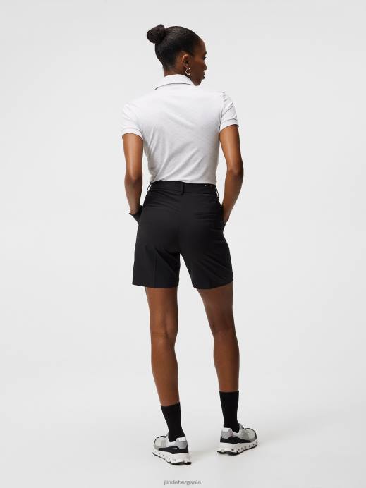 Women J.Lindeberg Light Grey Alaya Jacquard Polo Clothing 8R621541