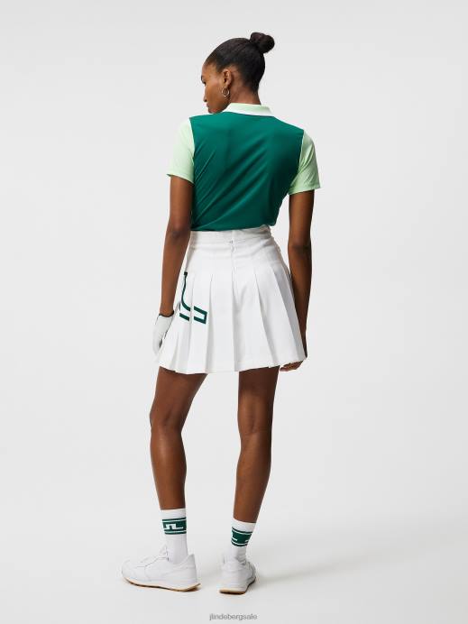 Women J.Lindeberg Rain Forest Antonia Polo Clothing 8R621539