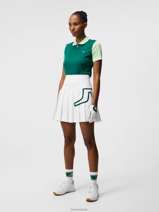 Women J.Lindeberg Rain Forest Antonia Polo Clothing 8R621539