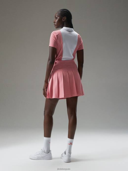 Women J.Lindeberg Strawberry Ice Evelina Polo Clothing 8R621545