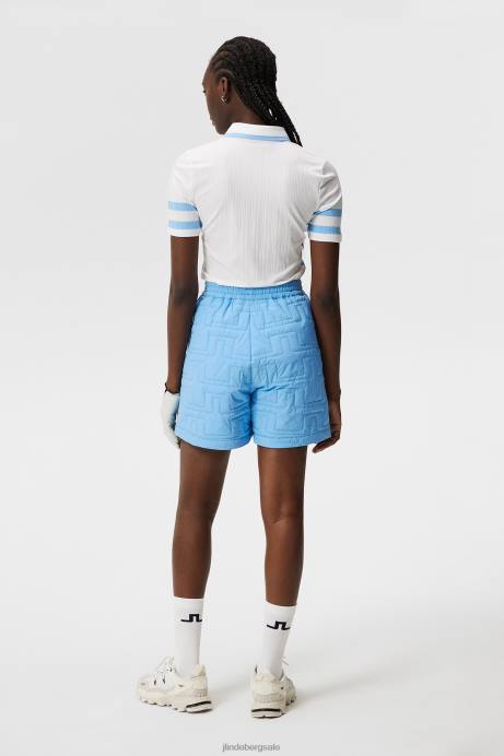 Women J.Lindeberg White Moira Polo Clothing 8R621362