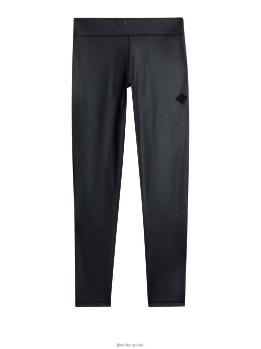 Women J.Lindeberg Black Mirza Tights Clothing 8R621776