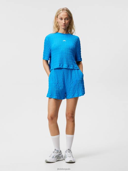 Women J.Lindeberg Brilliant Blue Elea Shorts Clothing 8R621859