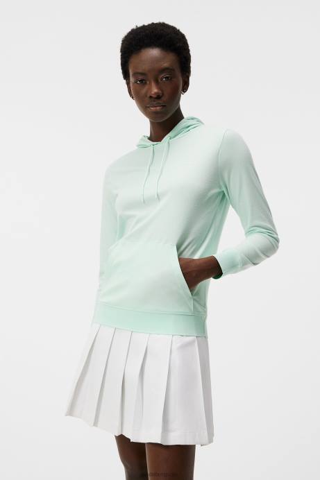 Women J.Lindeberg Honeydew Vice Hood Clothing 8R621818