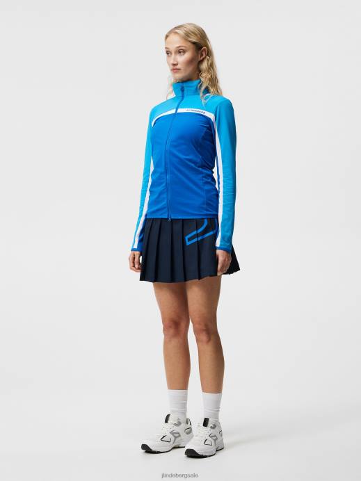 Women J.Lindeberg Lapis Blue Seasonal Janice Mid Layer Clothing 8R621866