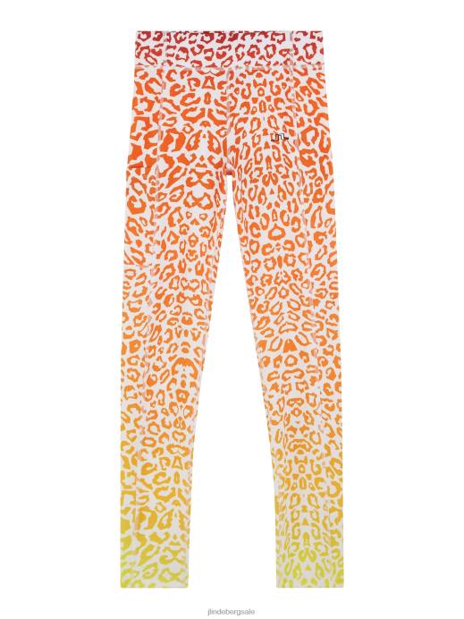 Women J.Lindeberg Leo Reflect Sunset Zena Print Tights Clothing 8R621856