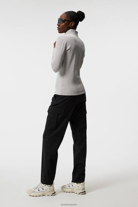 Women J.Lindeberg Light Grey Melange Kati Mid Layer Clothing 8R621862